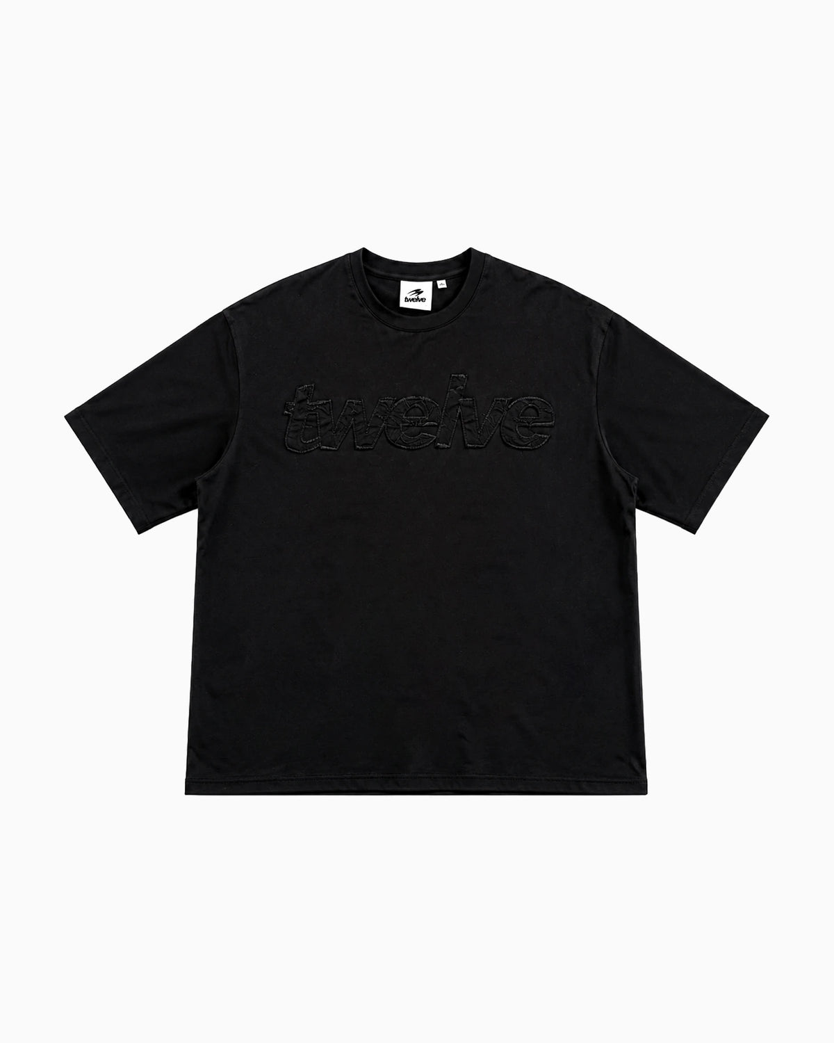 Distress Tee Washed Black