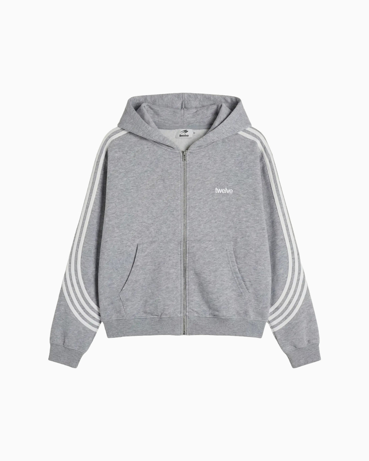 Stris Zip Up Grey