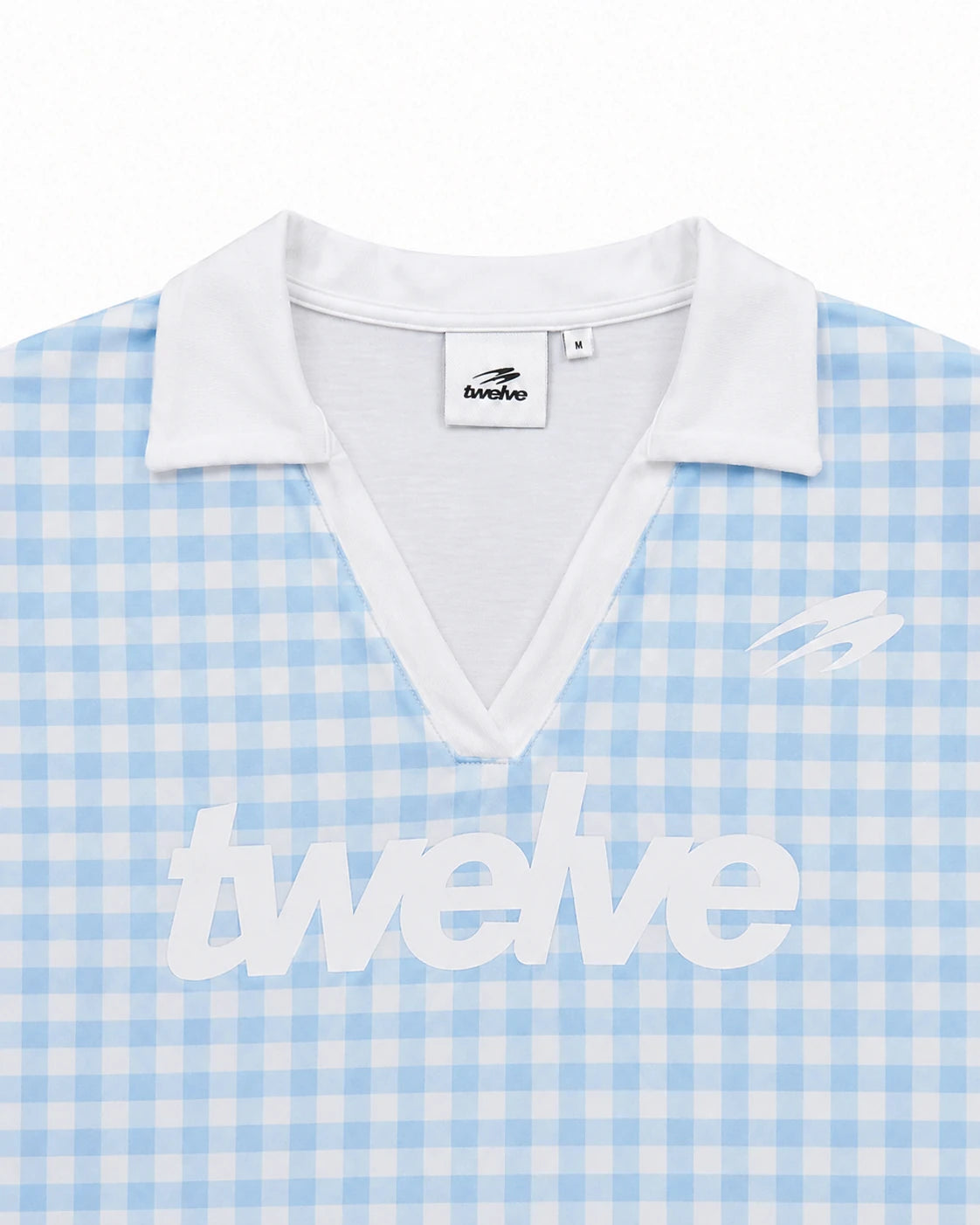 Twelve Club Cropped Tee – Baby Blue – ürün görseli