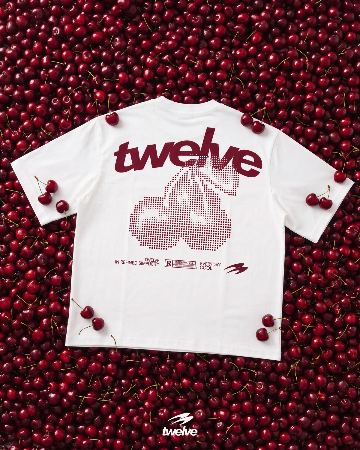 Twelve Cherry Club Tee – ürün görseli