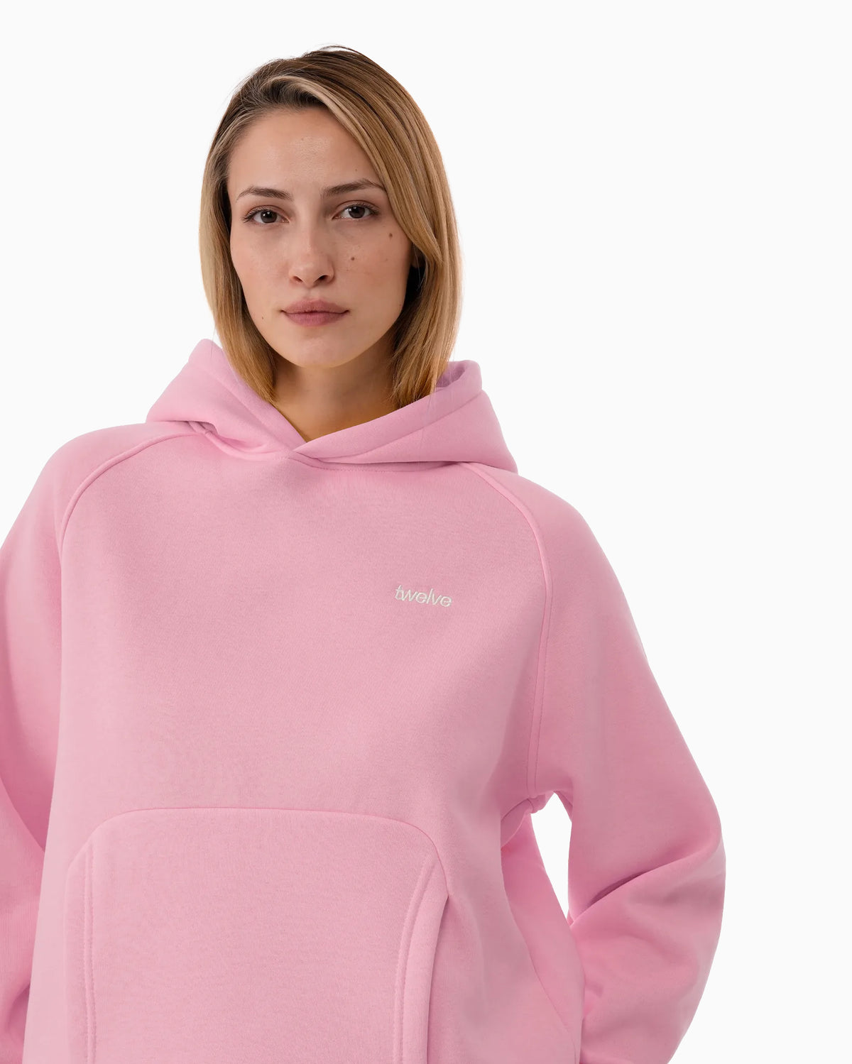 Twelve Hoodie – Baby Pink – ürün görseli