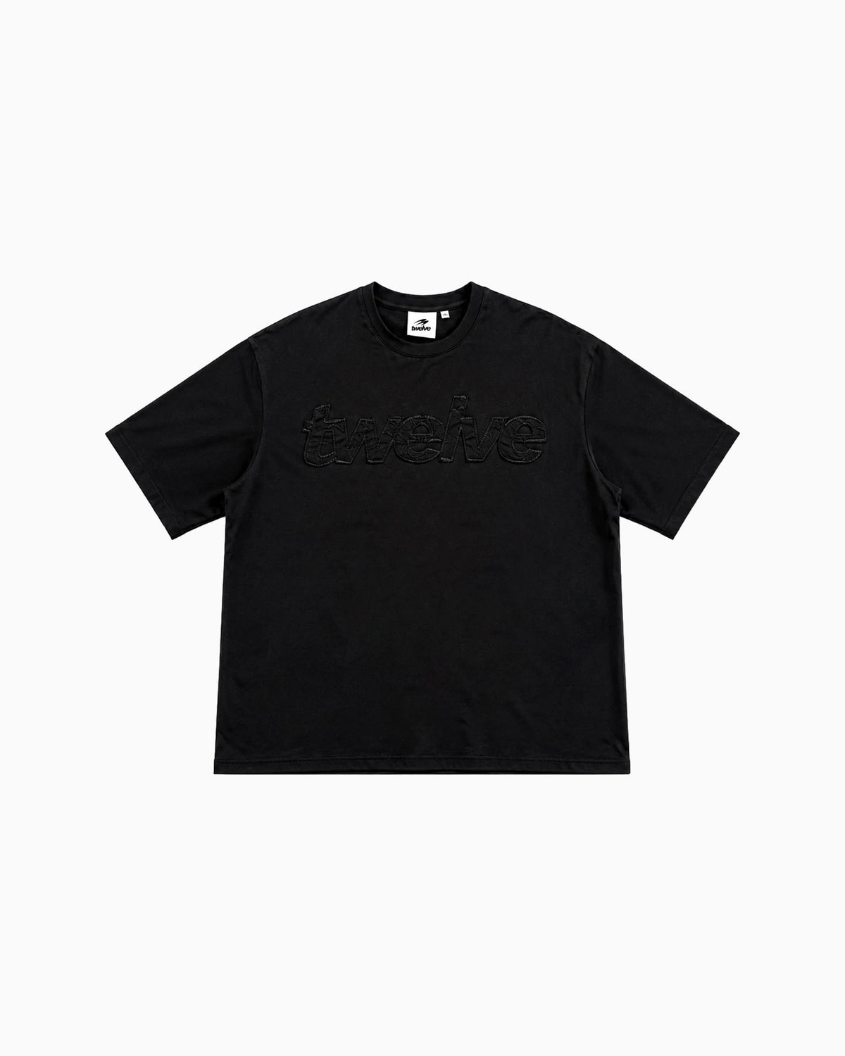 Distress Tee Washed Black
