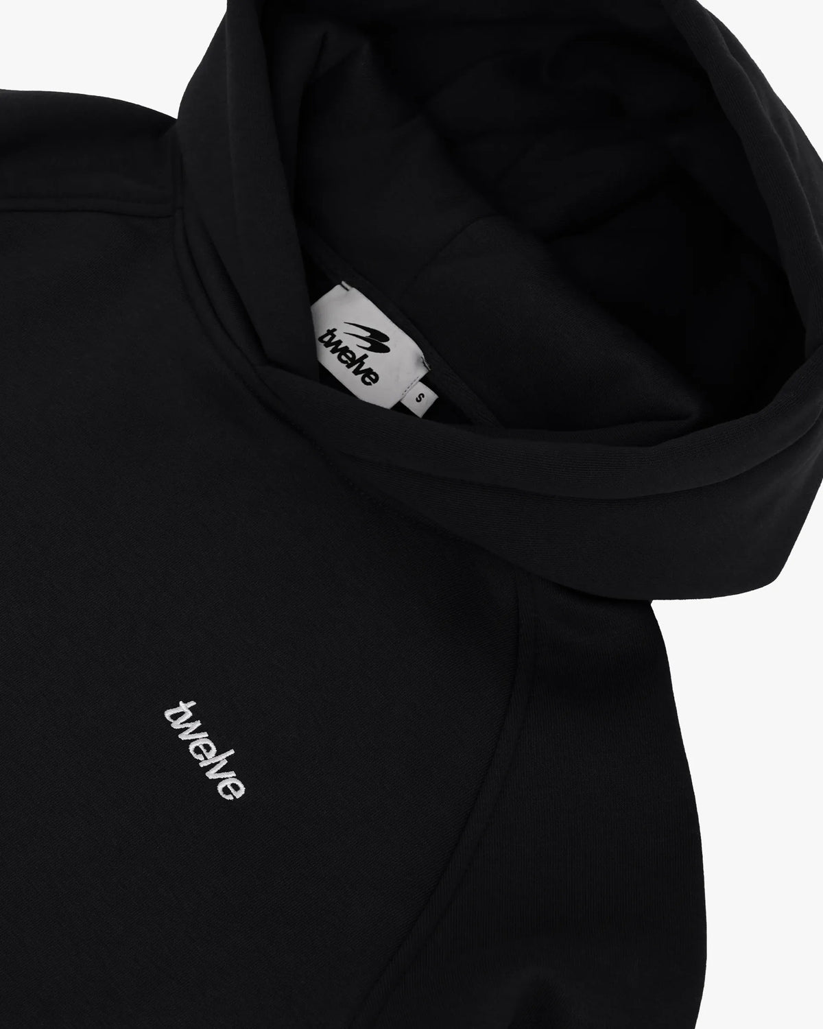 Twelve Hoodie – Black – ürün görseli