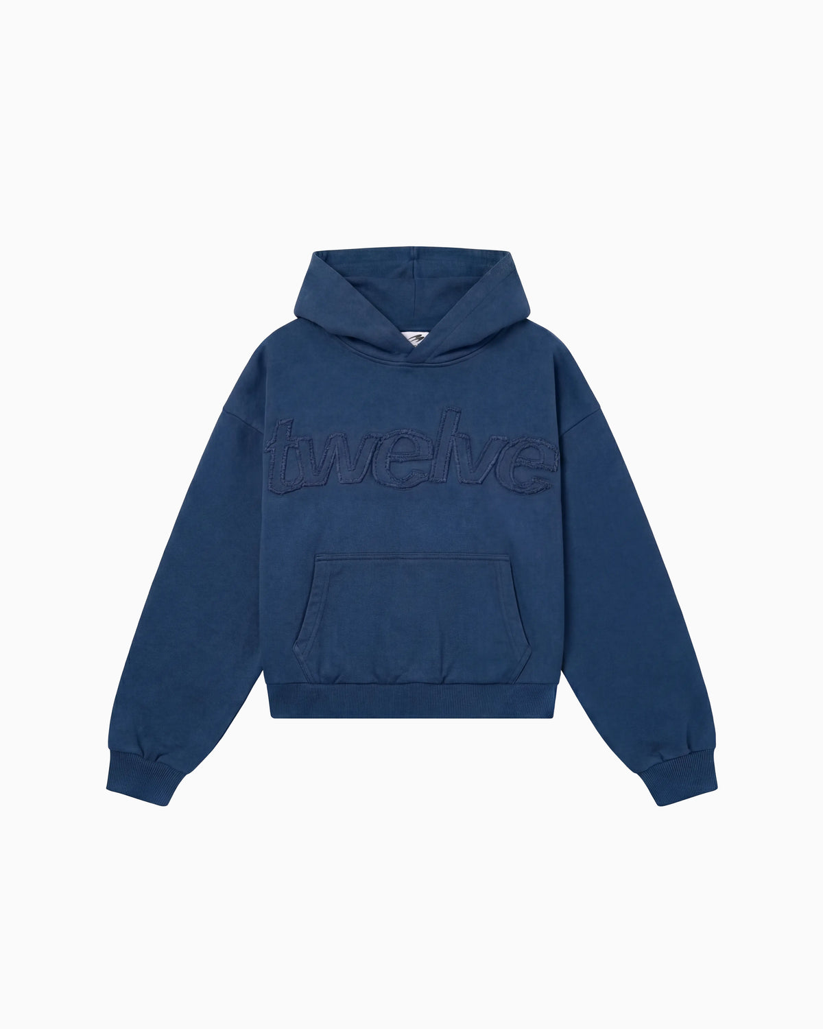 Distress Hoodie Orbit Blue