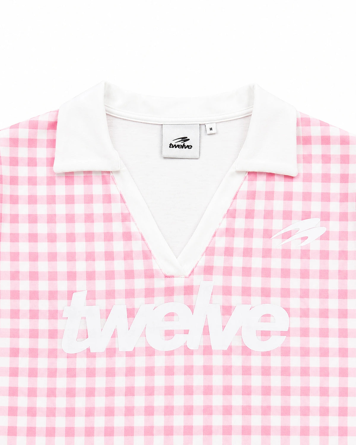 Twelve Club Cropped Tee – Baby Pink – ürün görseli