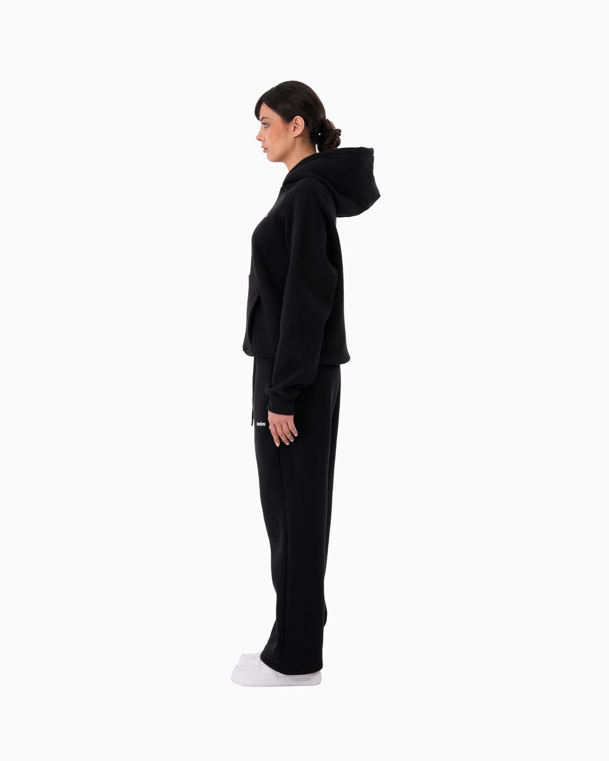 Twelve Hoodie – Black – product shot