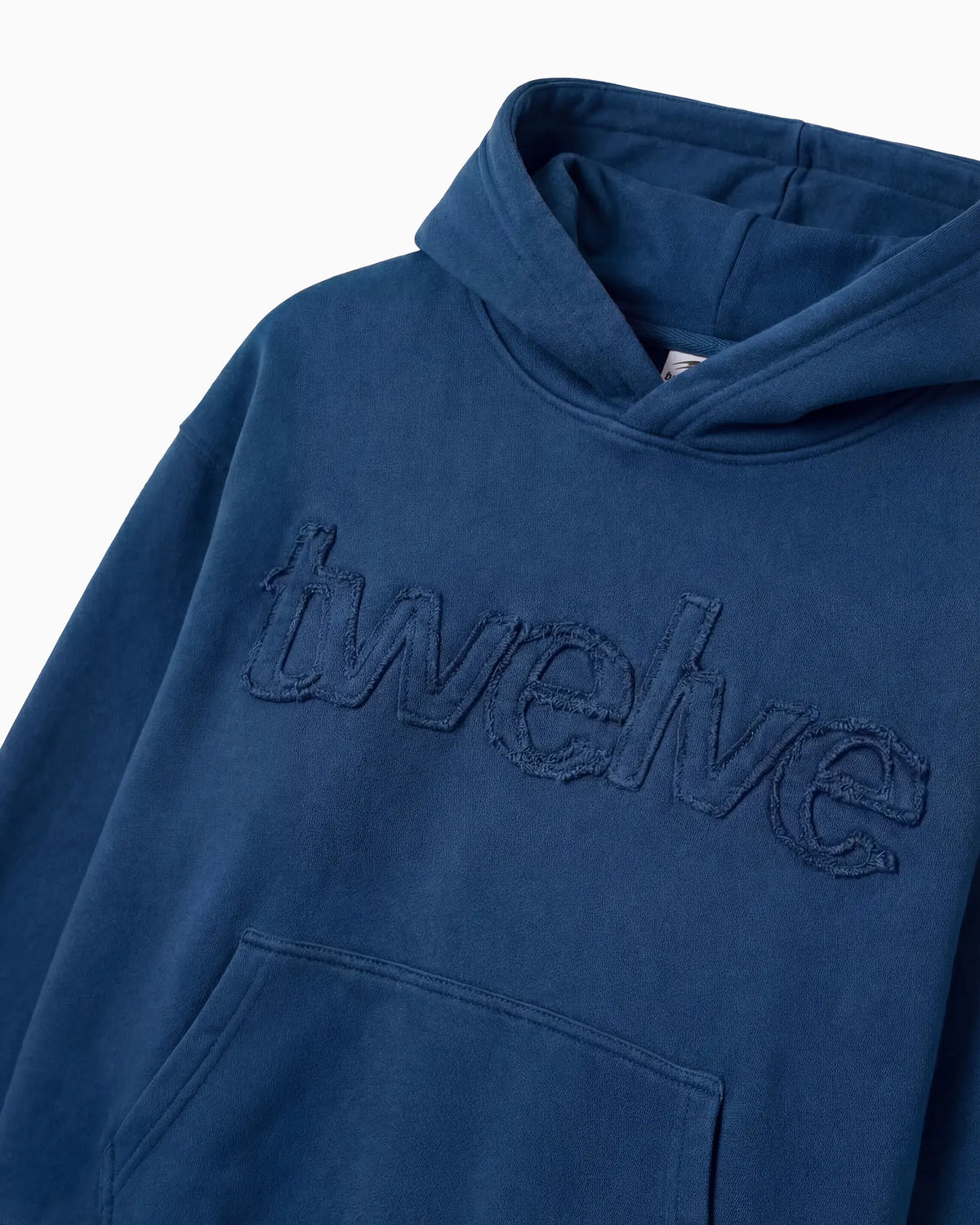 Twelve Distress Hoodie – Orbit Blue – ürün görseli