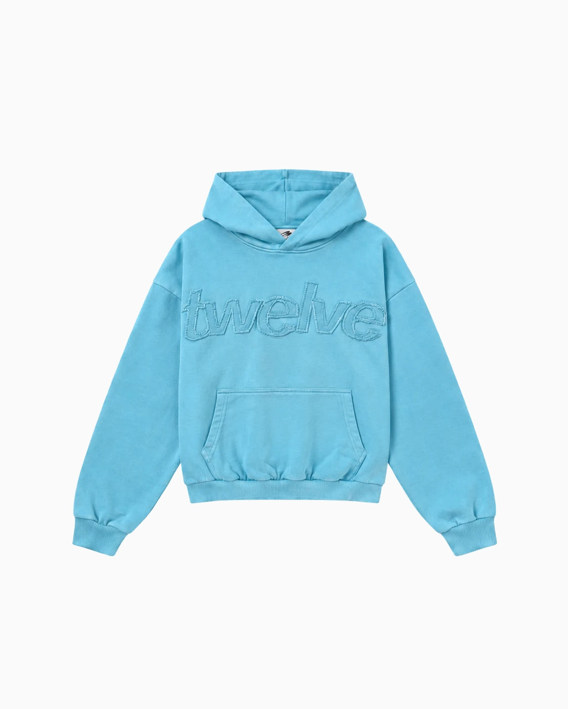 Distress Hoodie Baby Blue