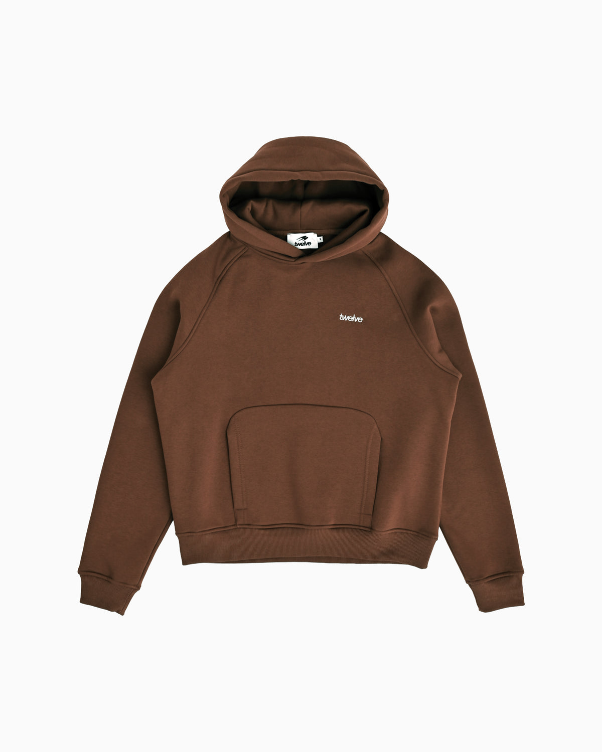 Twelve Hoodie – Chocolate Brown – product shot