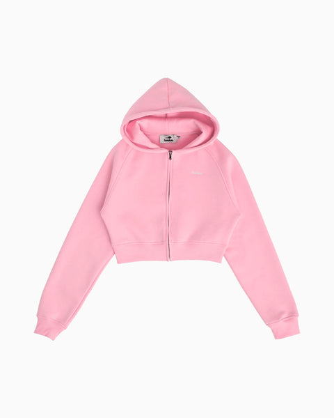 Cropped Zip Hoodie