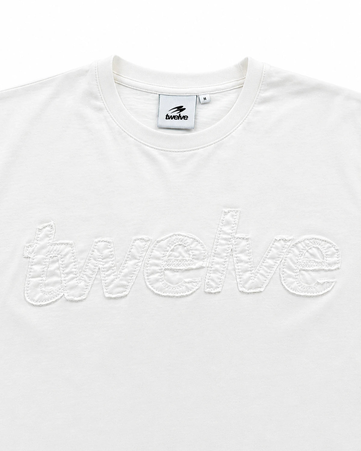 Twelve Distress Tee – Off White – ürün görseli