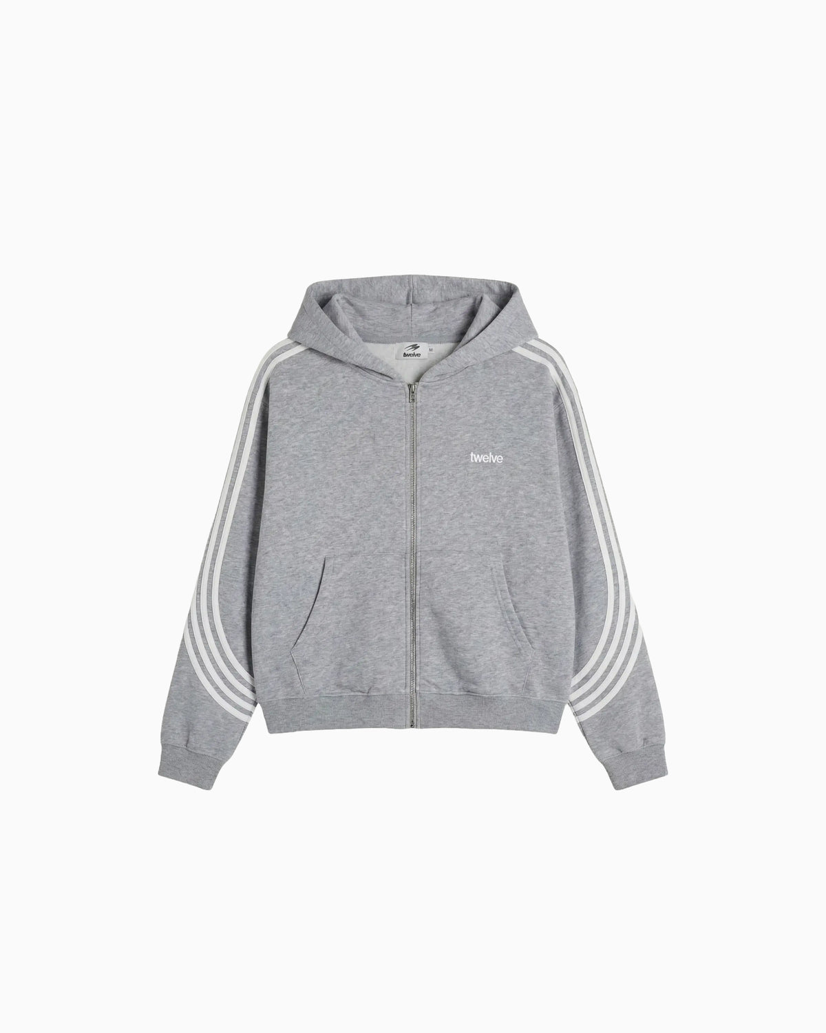 Stris Zip Up Grey