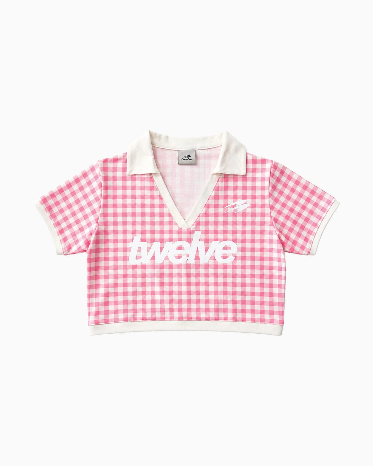 Twelve Club Cropped Tee Baby Pink