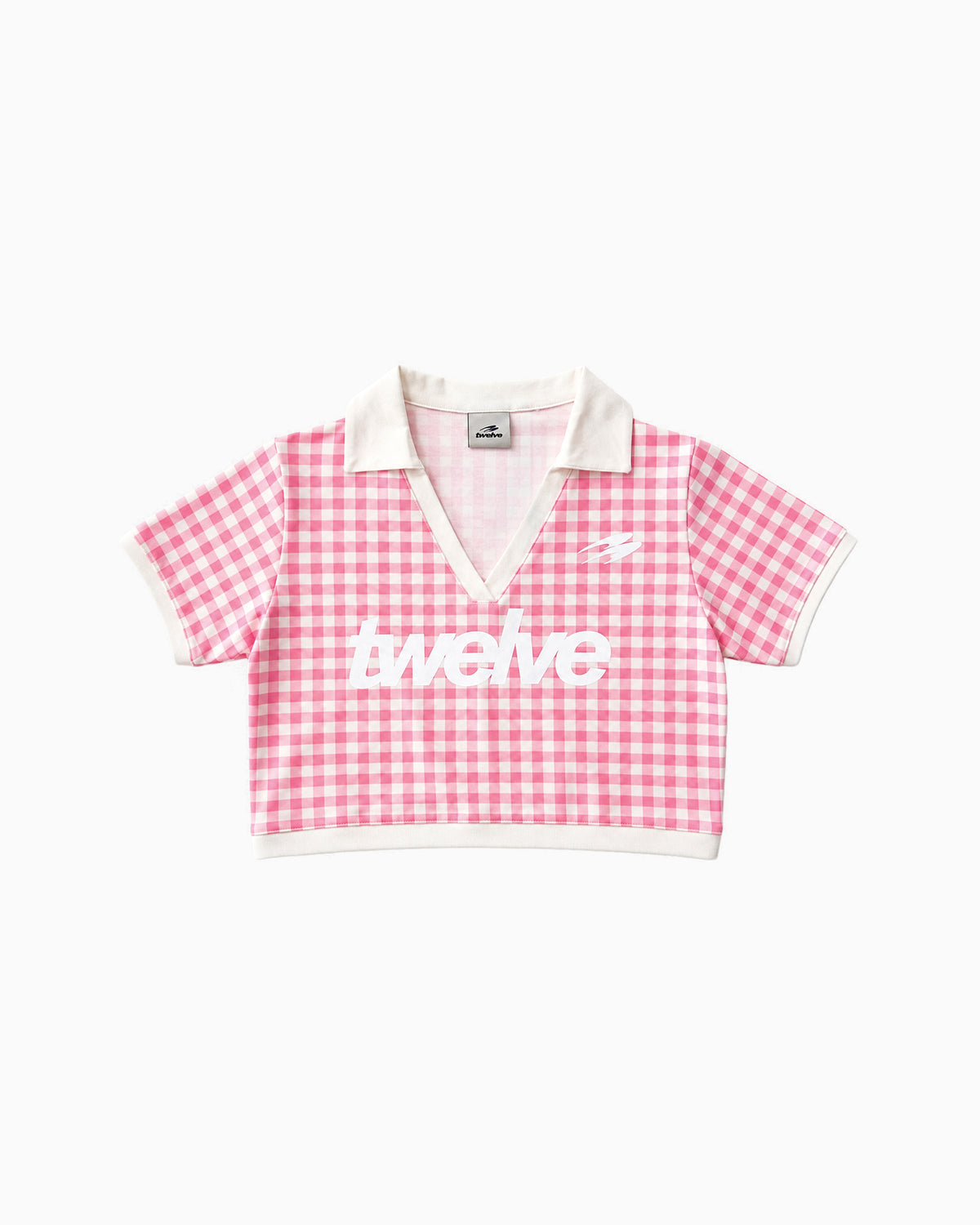 Twelve Club Cropped Tee Baby Pink