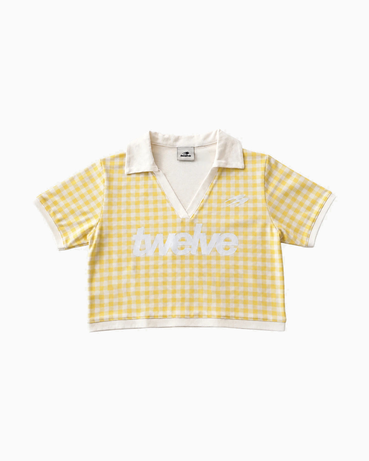 Twelve Club Cropped Tee Yellow