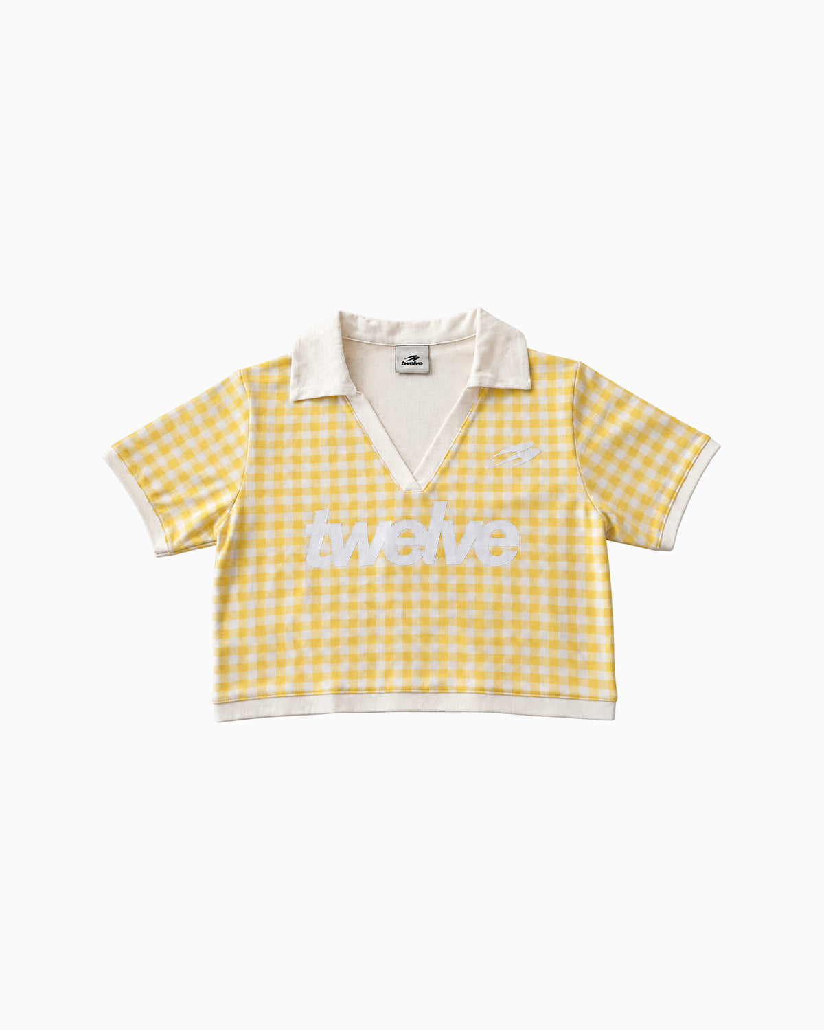 Twelve Club Cropped Tee Yellow