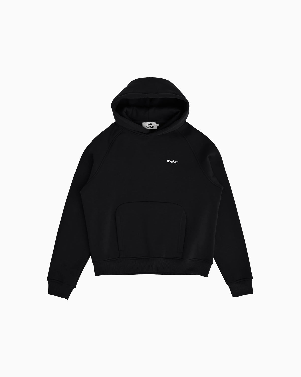 Twelve Hoodie – Black – ürün görseli