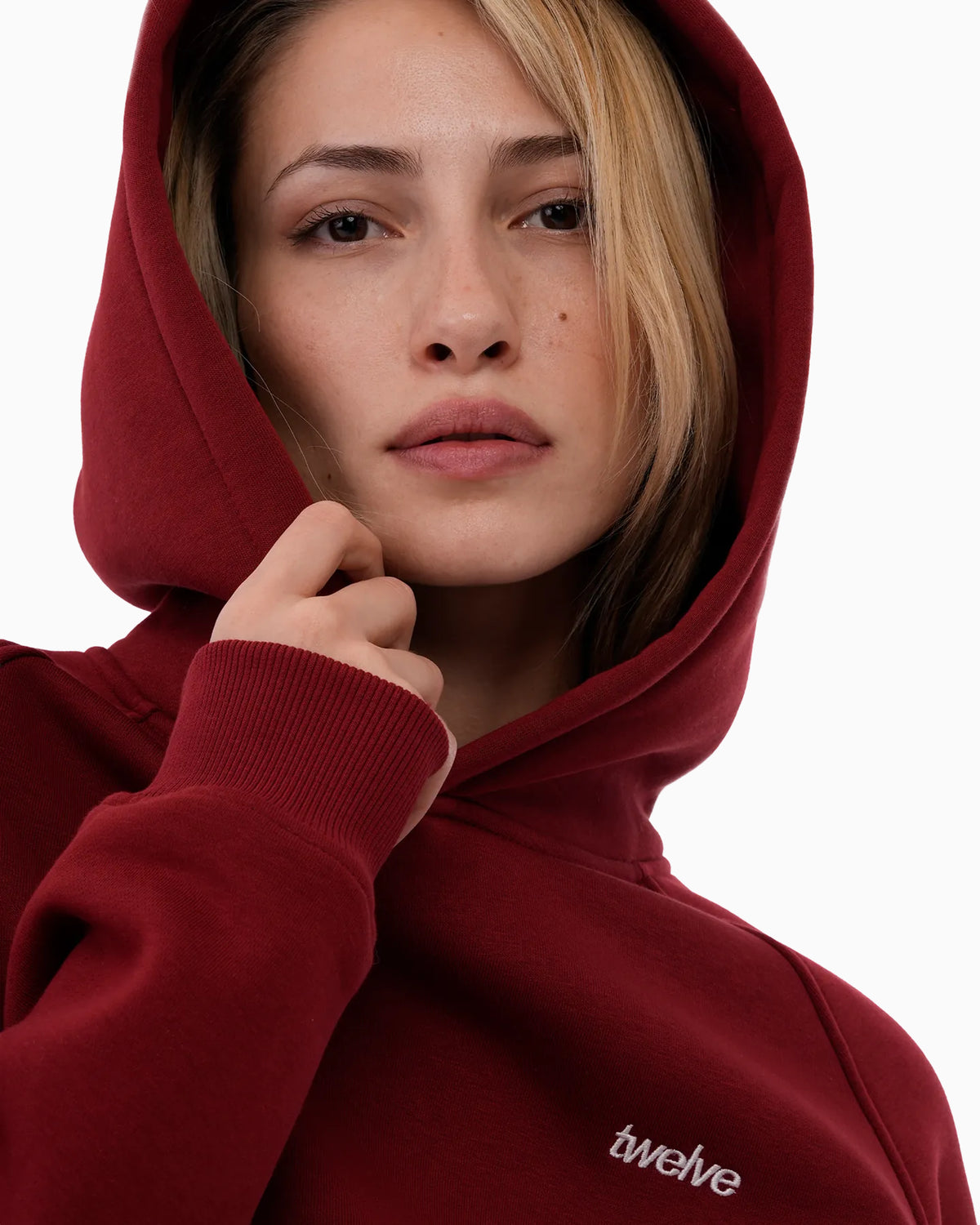 Twelve Hoodie – Wine Red – ürün görseli
