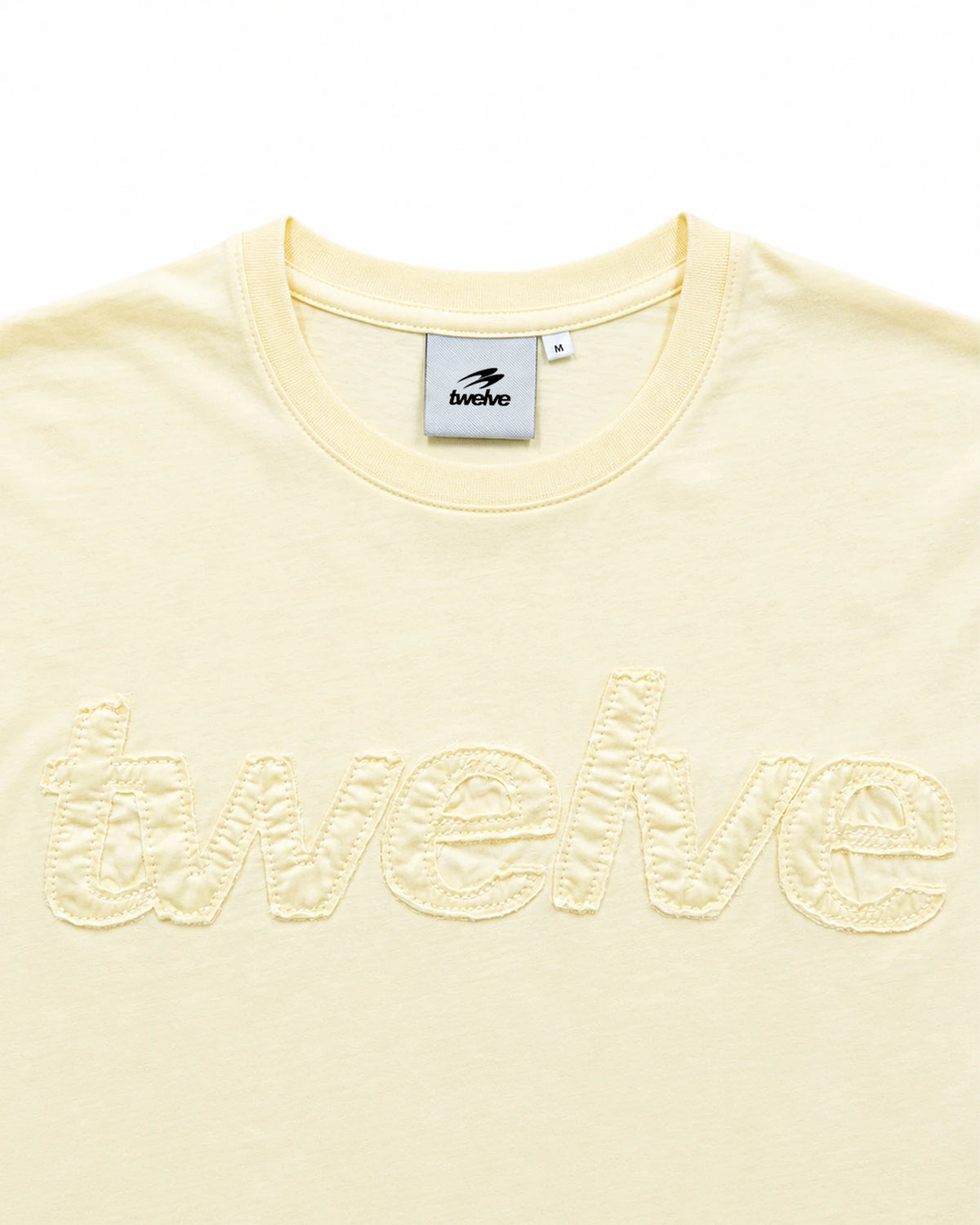 Twelve Distress Tee – Lemon – ürün görseli