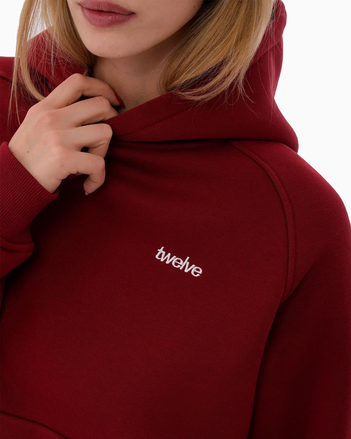 Twelve Hoodie – Wine Red – ürün görseli