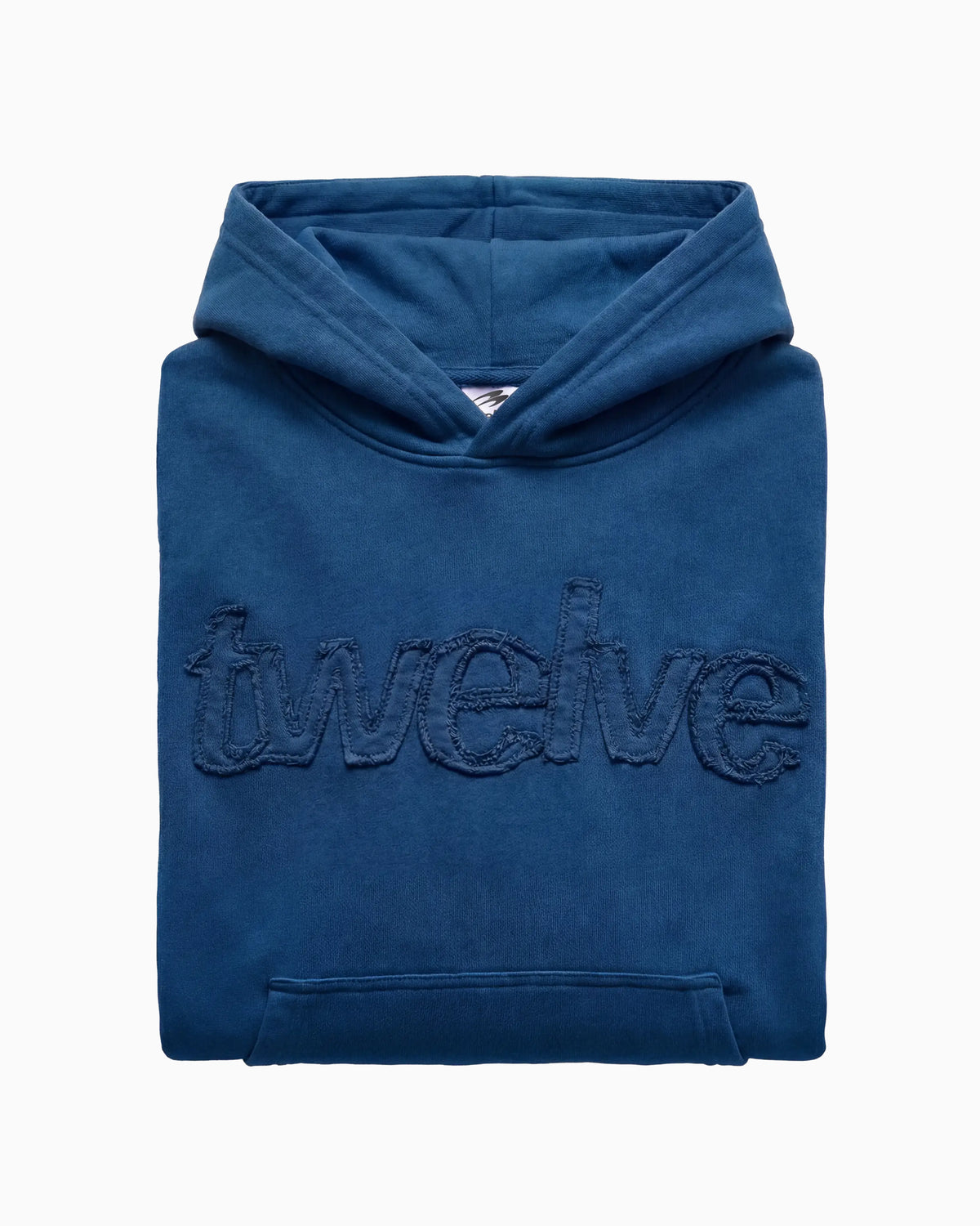 Twelve Distress Hoodie – Orbit Blue – ürün görseli