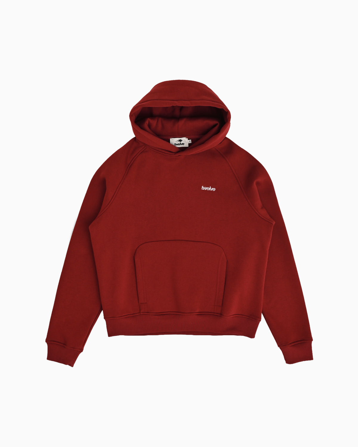Twelve Hoodie – Wine Red – product shot